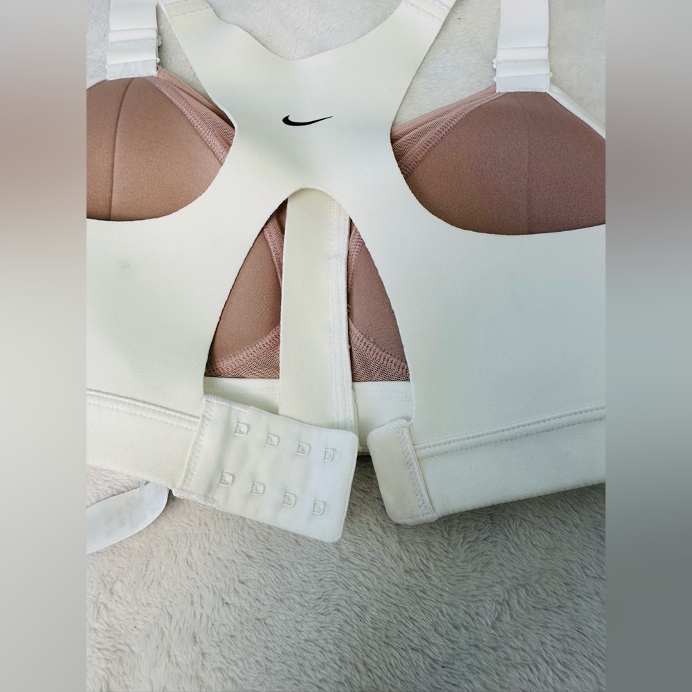 Nike Alpha Women's High-Support Padded Zip-Front Sports Bra Size Small - Picture 3 of 7